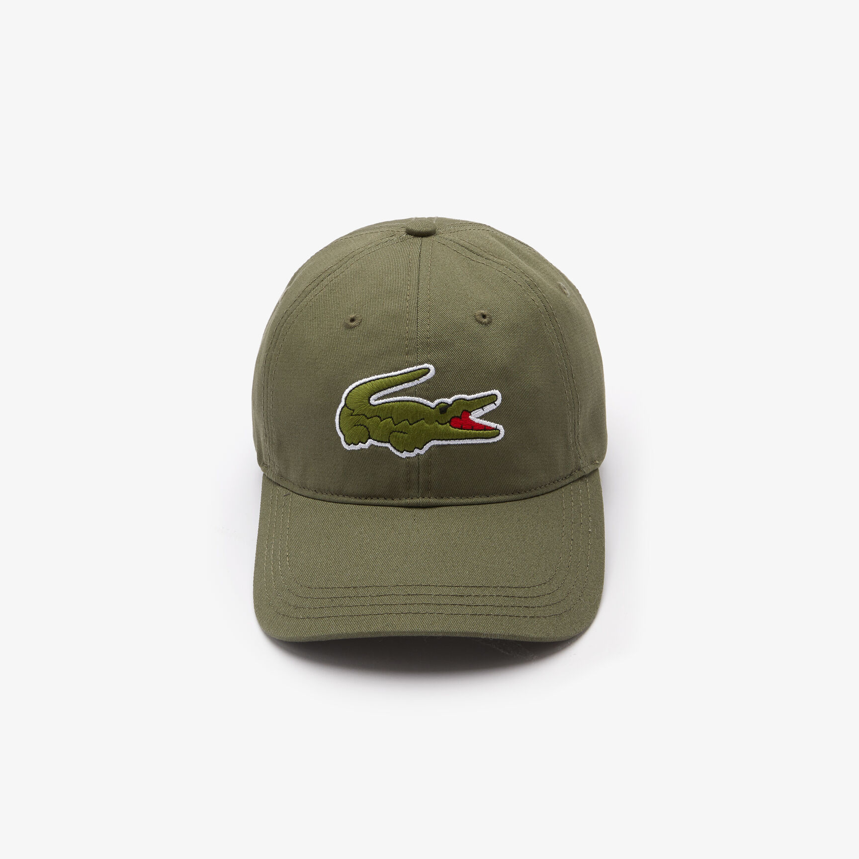 Men's Contrast Strap And Oversized Crocodile Cotton Cap Men's Contrast Strap And Oversized Crocodile Cotton Cap