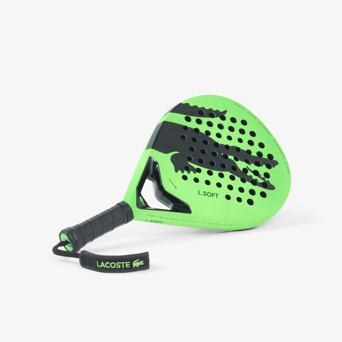 lacoste l soft padel racket