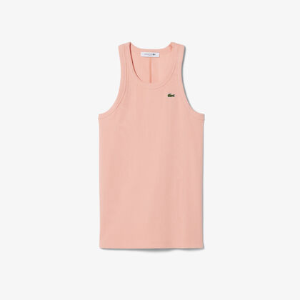 Slim Fit Ribbed Cotton Tank Top