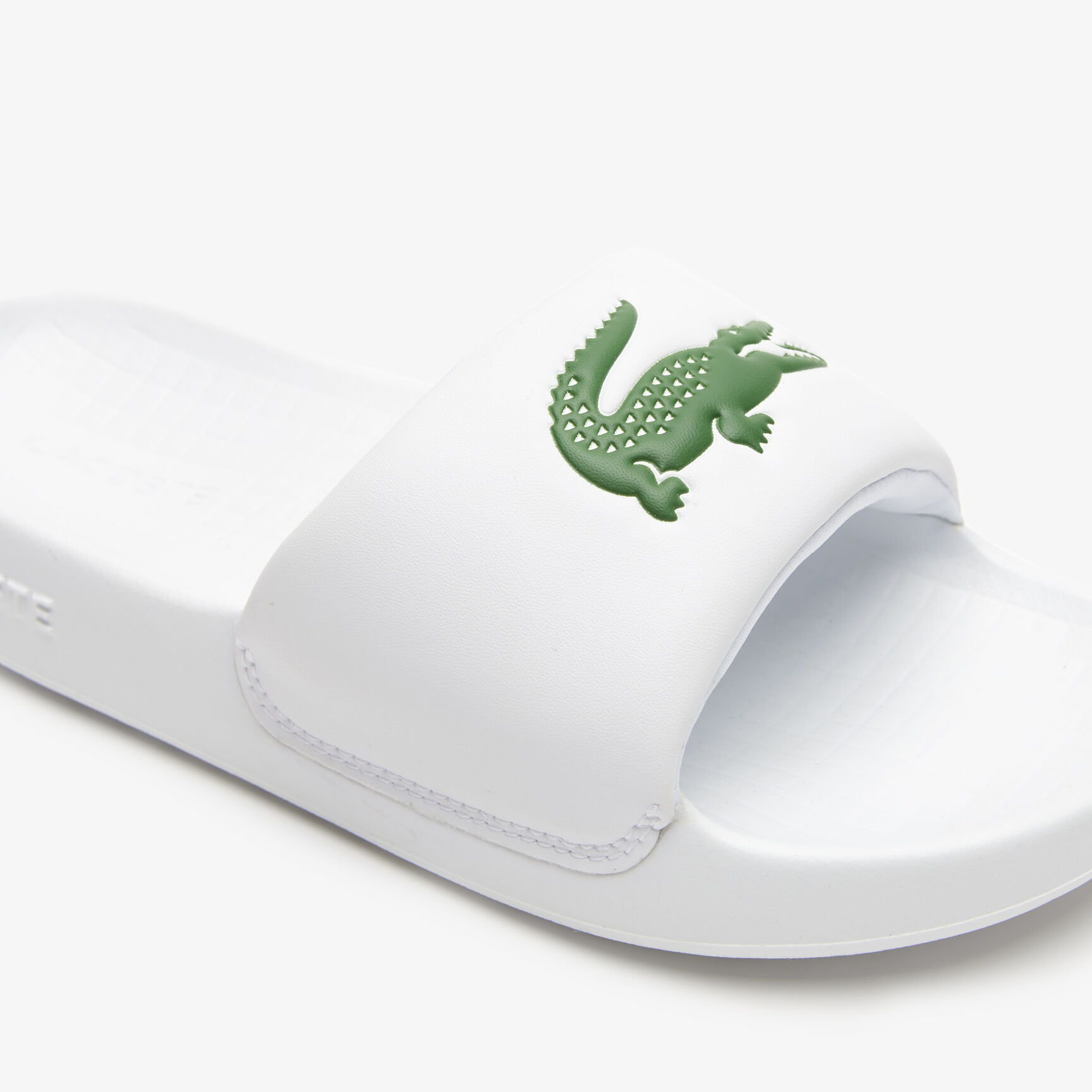 Women's Lacoste Croco 1.0 Synthetic Slides Women's Lacoste Croco 1.0 Synthetic Slides