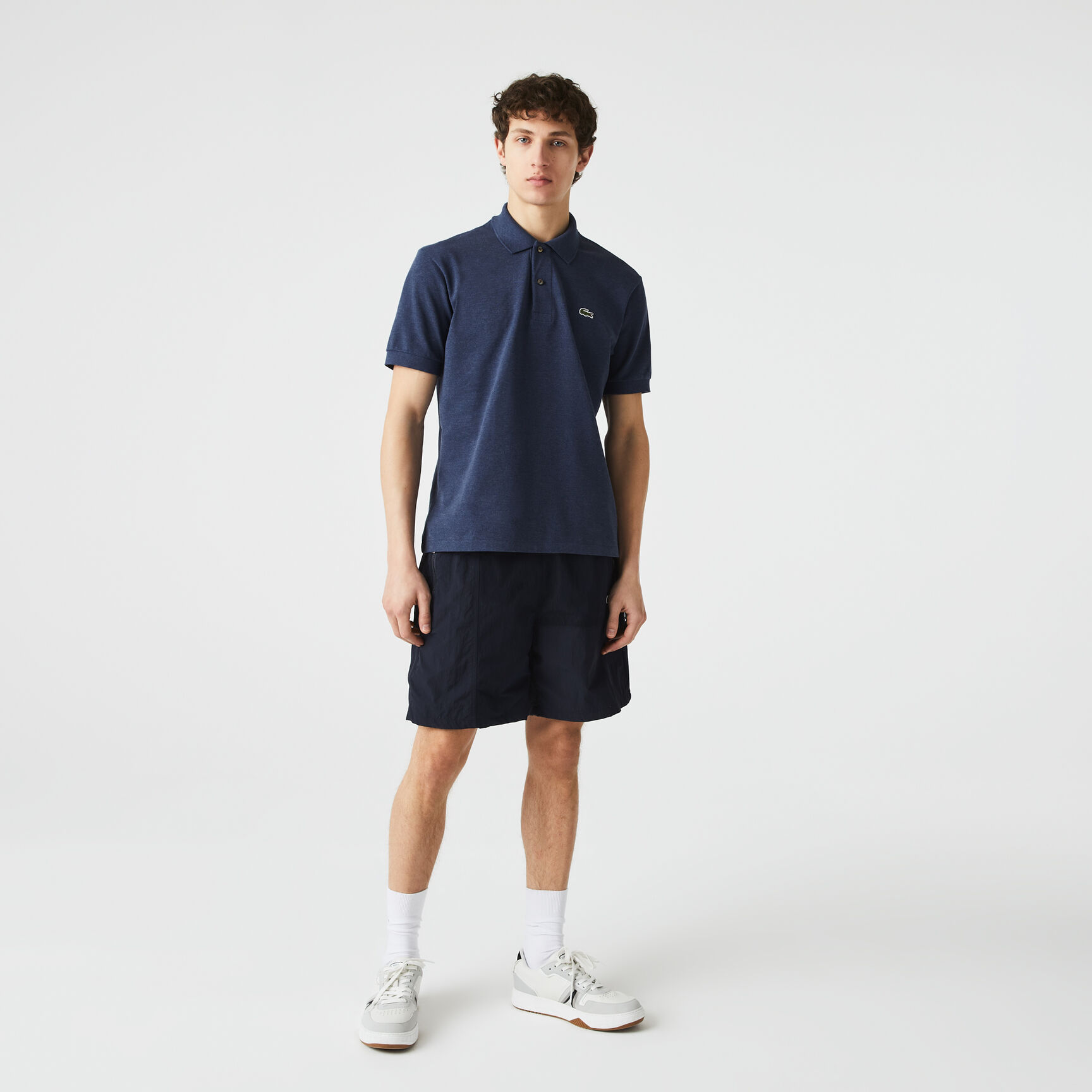 Classic Fit L.12.12 Marl Polo Shirt Classic Fit L.12.12 Marl Polo Shirt