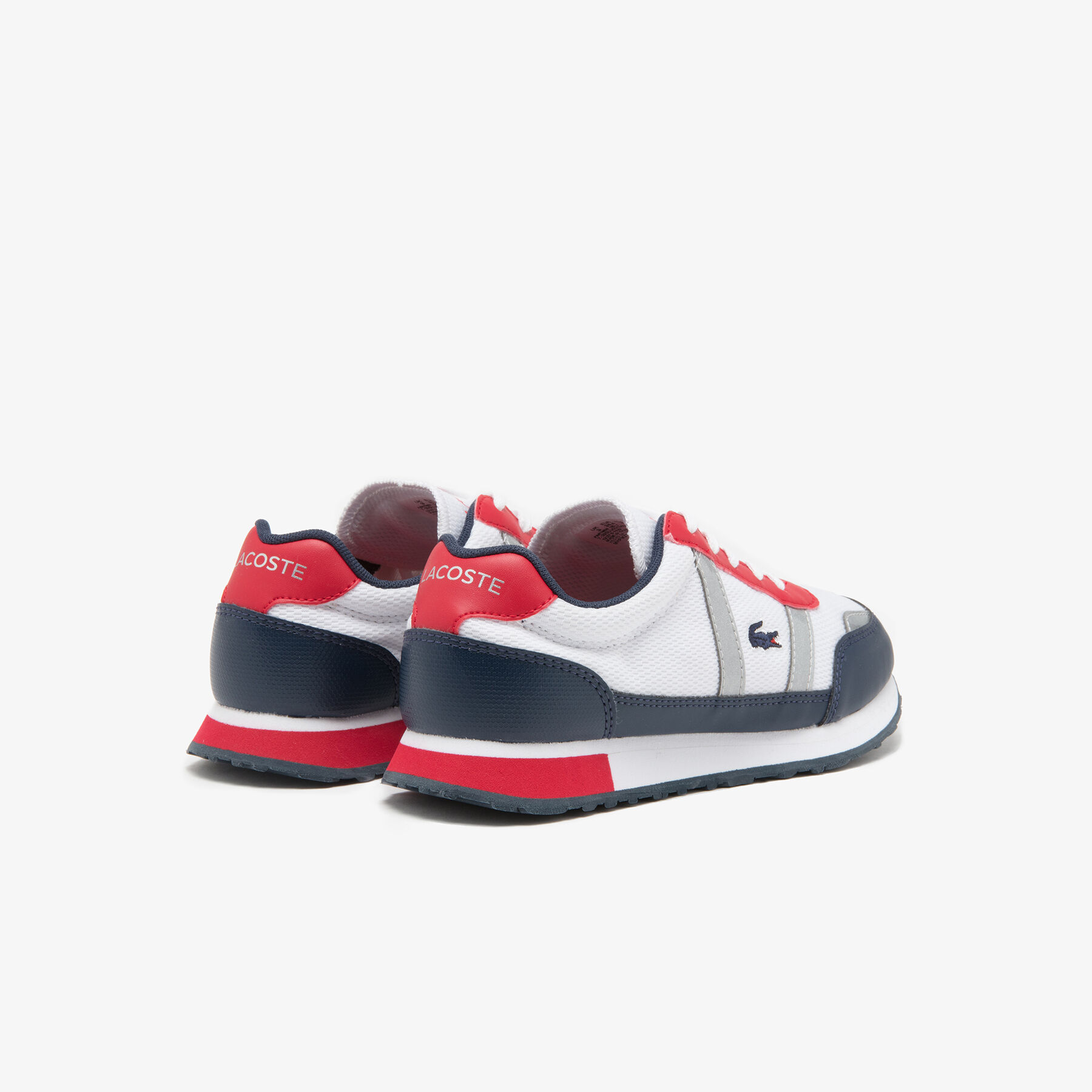 Juniors' Partner Lace-up Textile and Synthetic Sneakers lacoste juniors partner lace up textile and synthetic sneakers