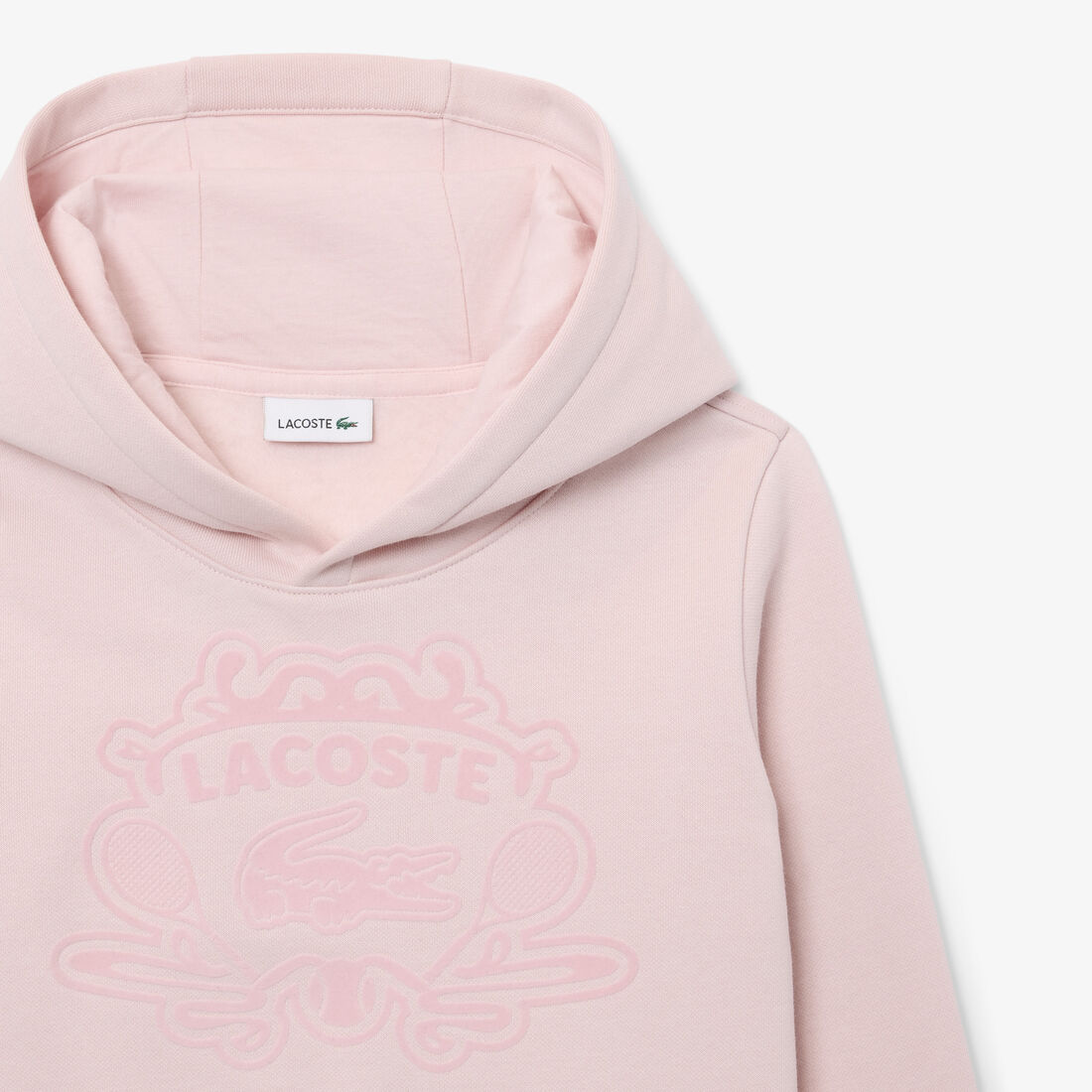 lacoste unisex printed hoodie