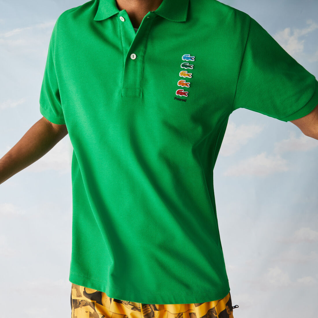 Men’s Polaroid Collaboration Colored Crocodiles Classic Fit Polo Men’s Polaroid Collaboration Colored Crocodiles Classic Fit Polo