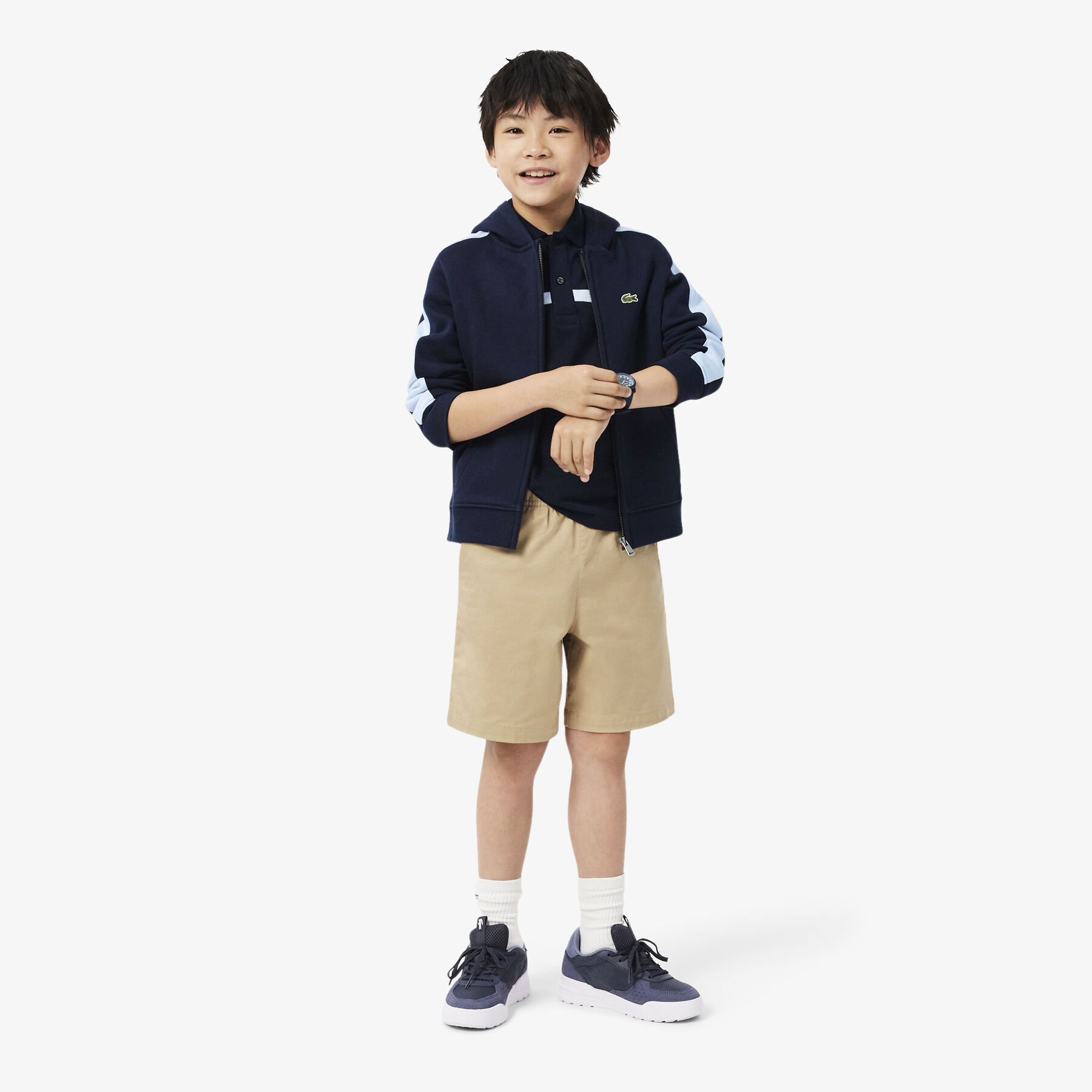 Zipped Fleece Hoodie lacoste zipped fleece hoodie