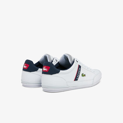 lacoste men s chaymon textile and synthetic trainers