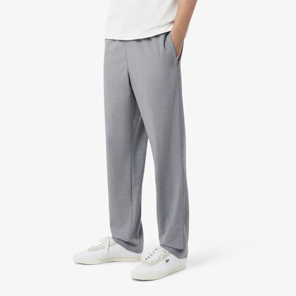 بنطال تشينو من الفلانيل الصوفي بقصة عادية