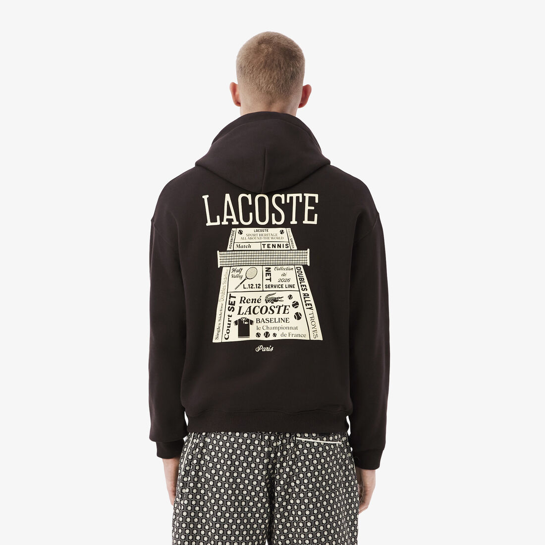 Loose Fit Printed Hoodie Loose Fit Printed Hoodie