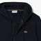 lacoste zip up fleece hoodie