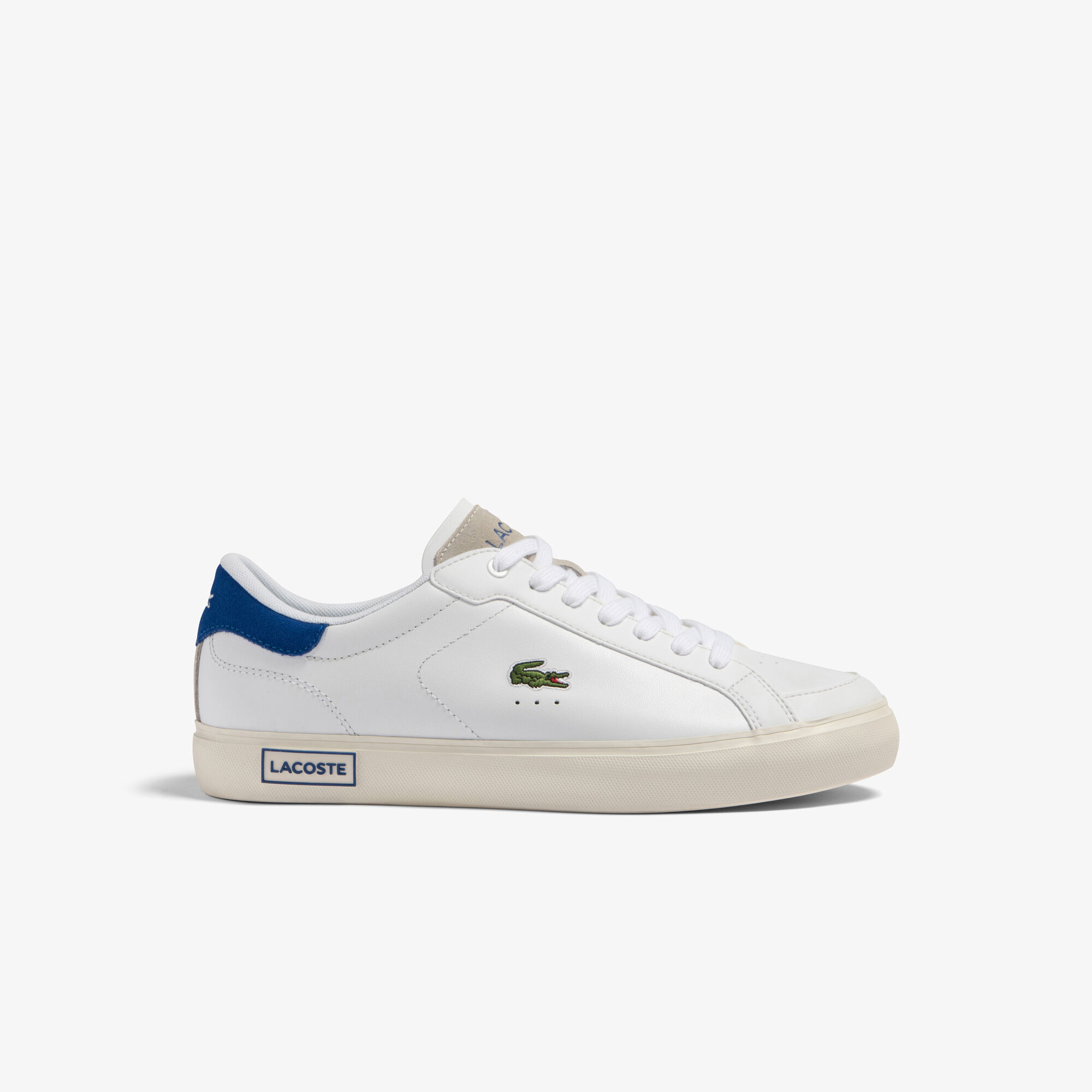 Leather lacoste trainers discount