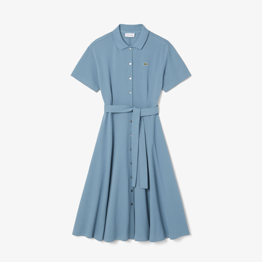 Flared Petit Pique Polo Dress Flared Petit Pique Polo Dress