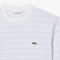 lacoste striped cotton t shirt