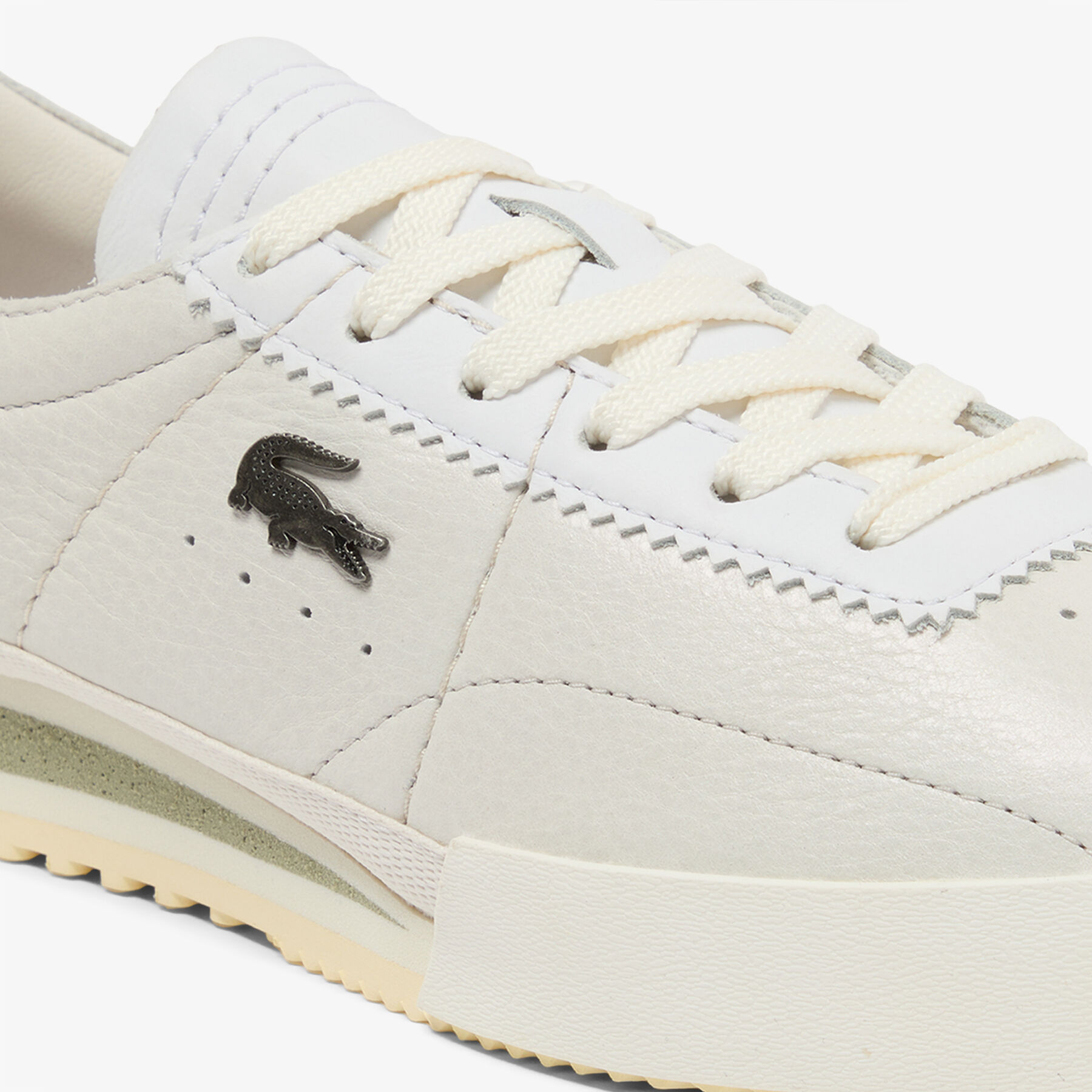 lacoste women s aura leather sneakers