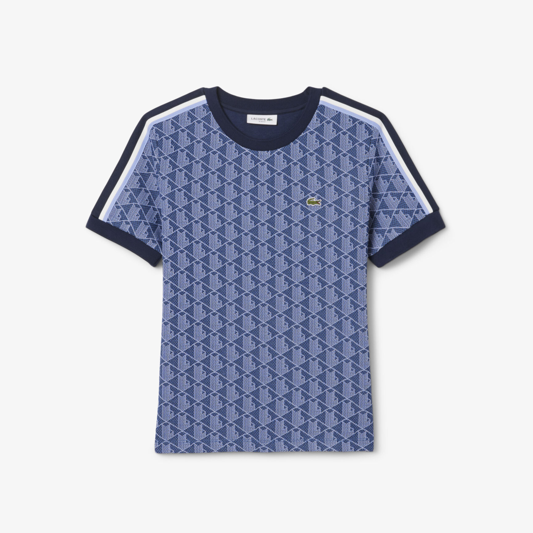 Slim Fit Monogram Jacquard T-shirt Slim Fit Monogram Jacquard T-shirt