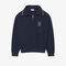 Loose Fit High Zipped Neck Badge Accent Sweatshirt lacoste loose fit high zipped neck badge accent sweatshirt