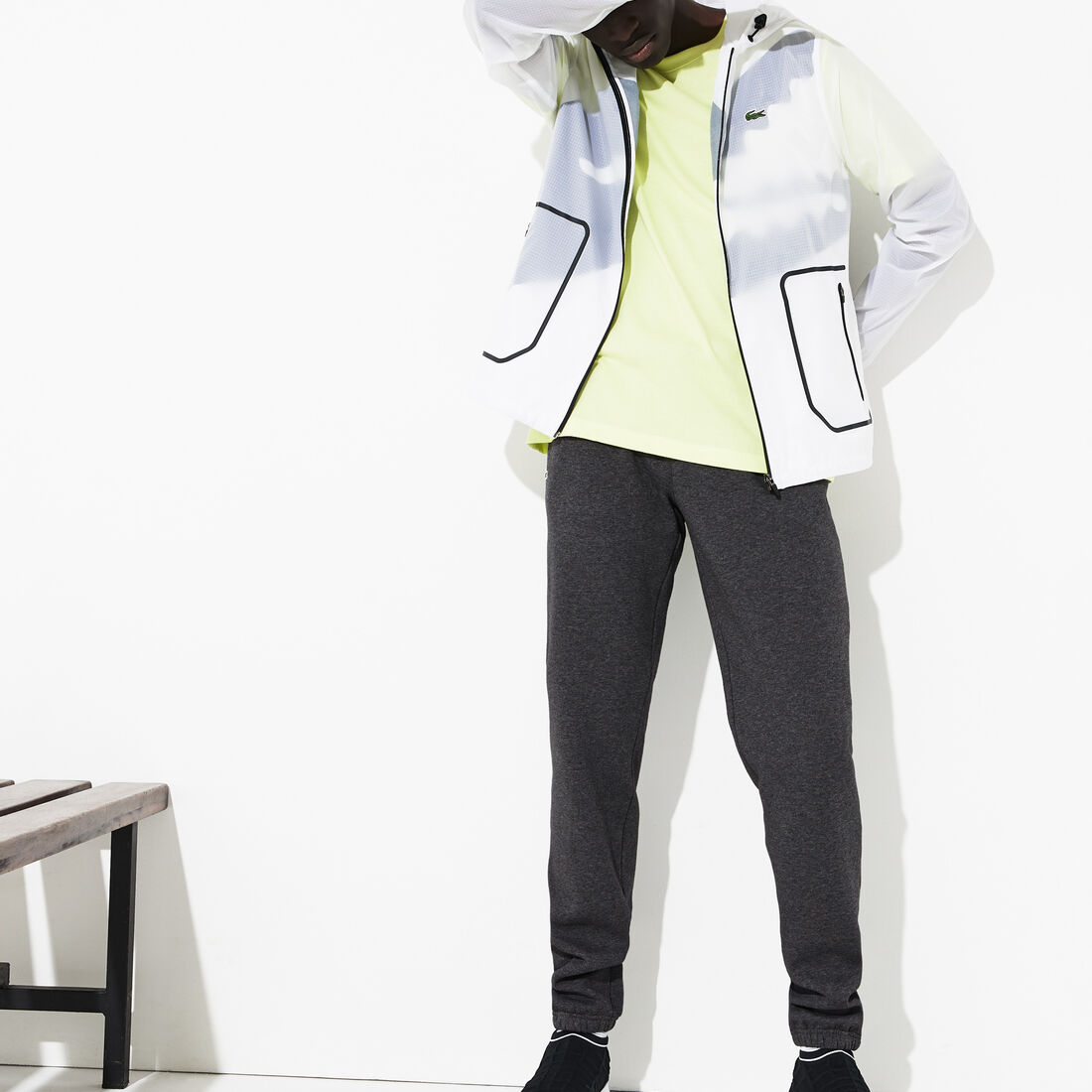 Men's Lacoste SPORT Tennis trackpants in fleece Men's Lacoste SPORT Tennis trackpants in fleece