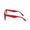 lacoste women s rectangle acetate croco skin sunglasses