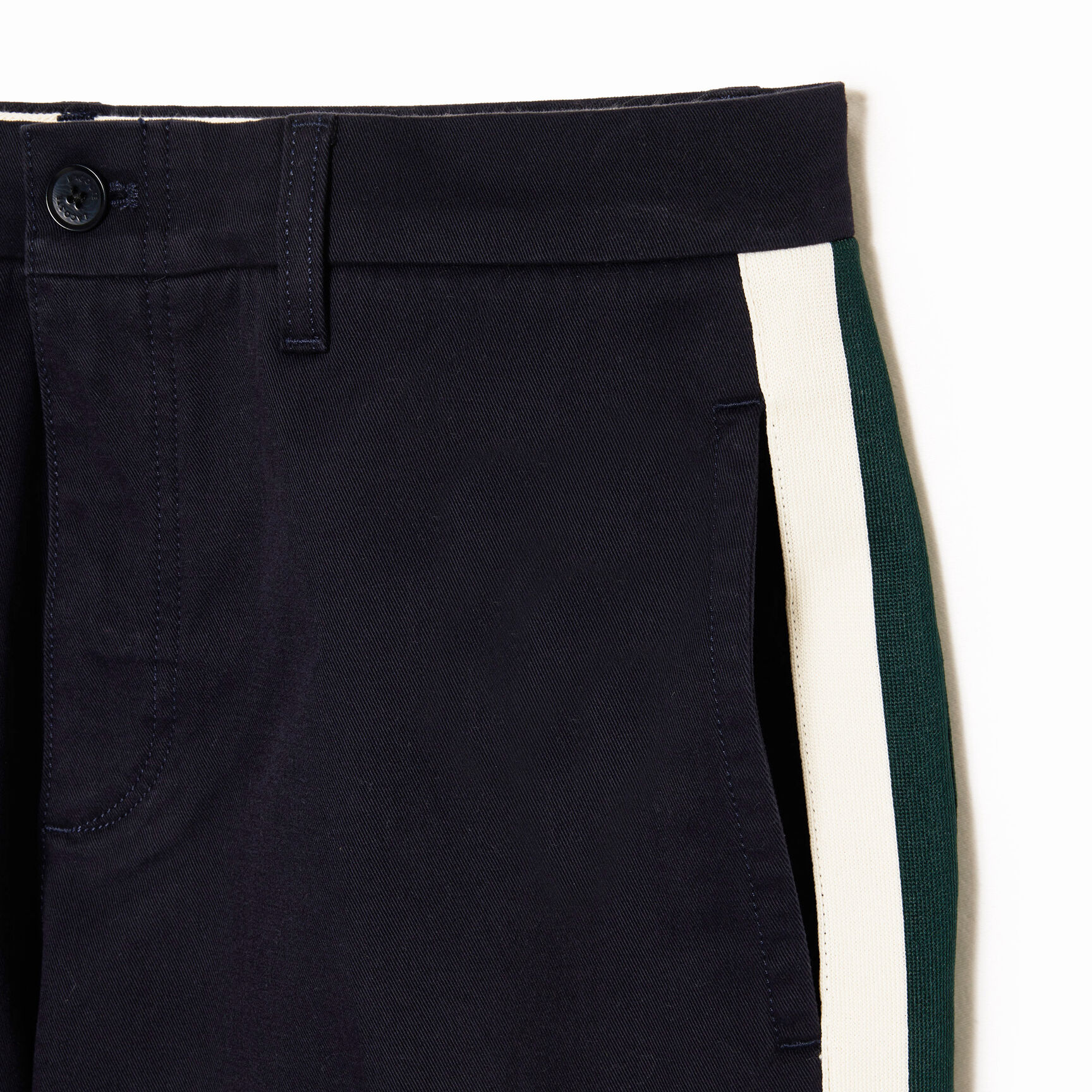 Straight Fit Contrast Stripe Chinos Straight Fit Contrast Stripe Chinos