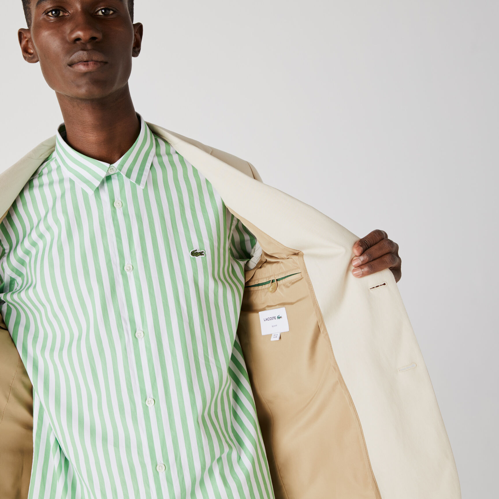 Men’s Straight Fit Cotton And Linen Blend Blazer Men’s Straight Fit Cotton And Linen Blend Blazer