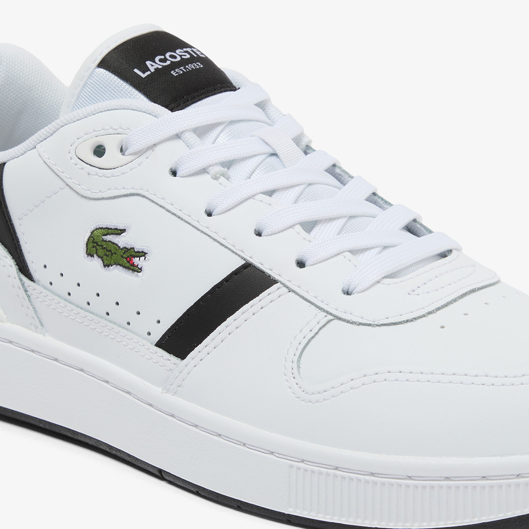 Men's T-Clip Set Leather Sneakers lacoste men s t clip set leather sneakers