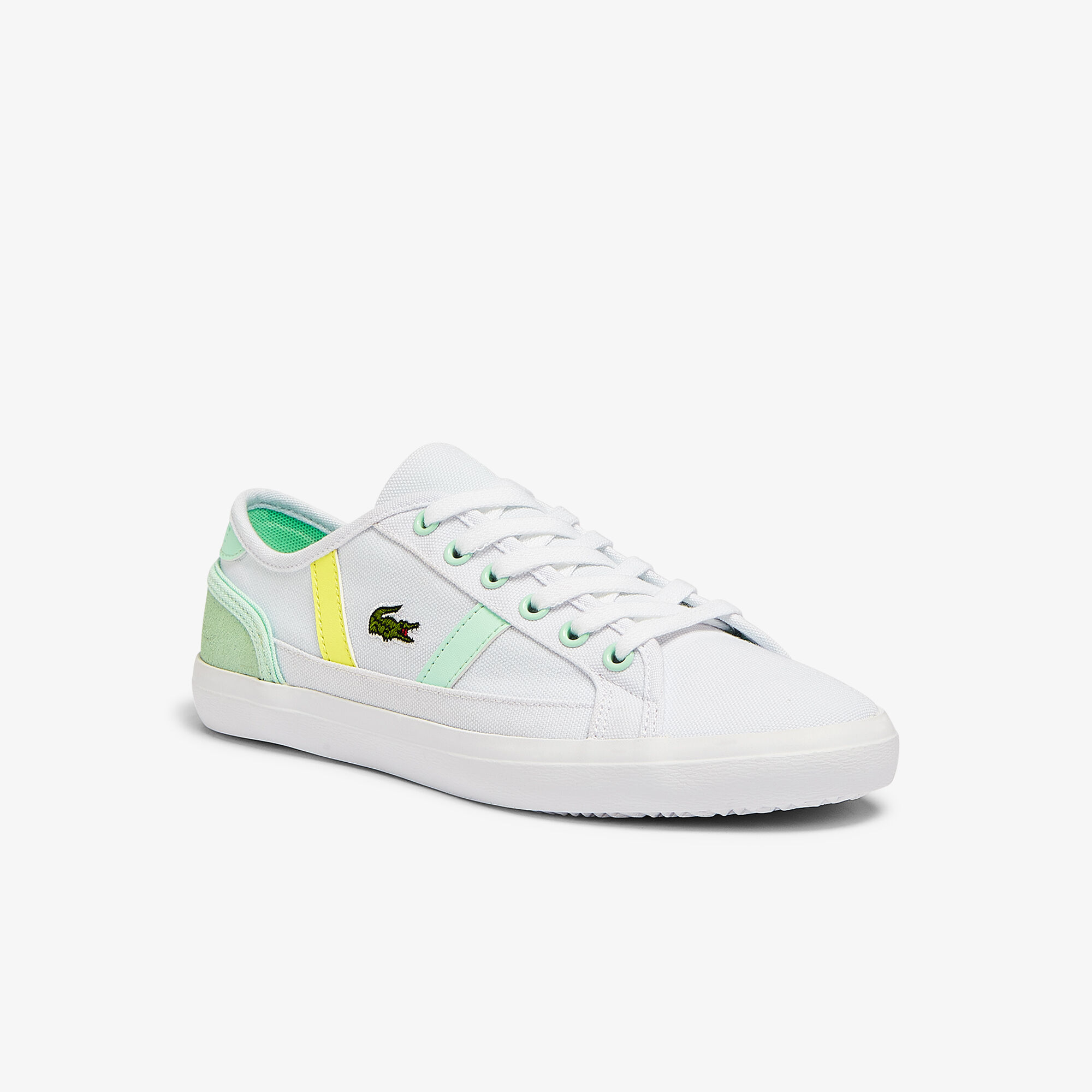 Buy Women s Sideline Canvas and Suede Sneakers Lacoste SA