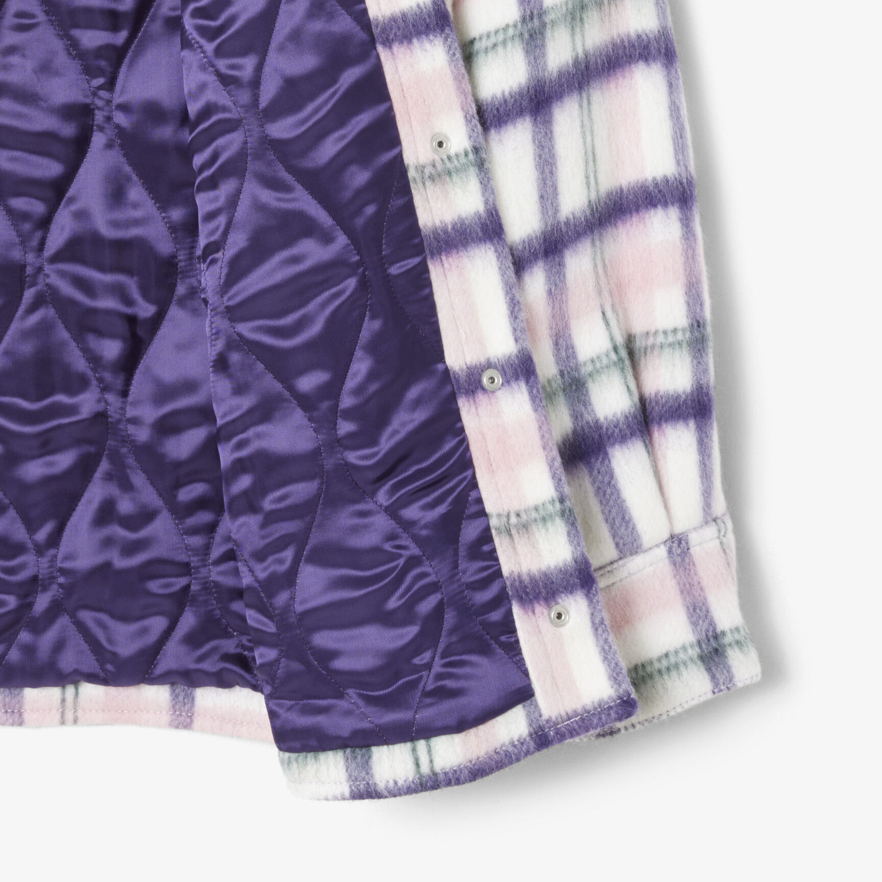 Oversized Quilted Wool Overshirt