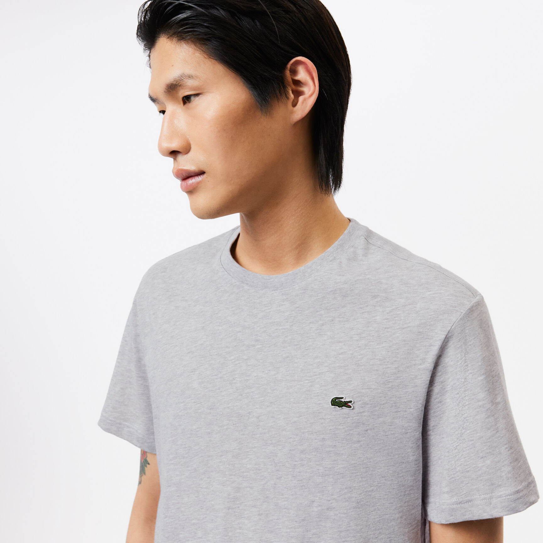 Monochrome Cotton Crew Neck T-shirt