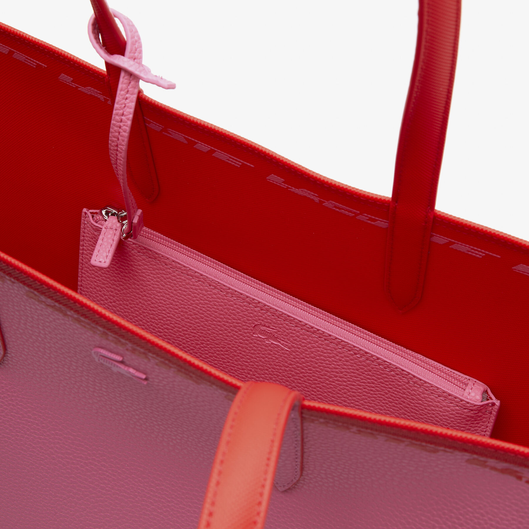 women s lacoste anna reversible tote with pouch