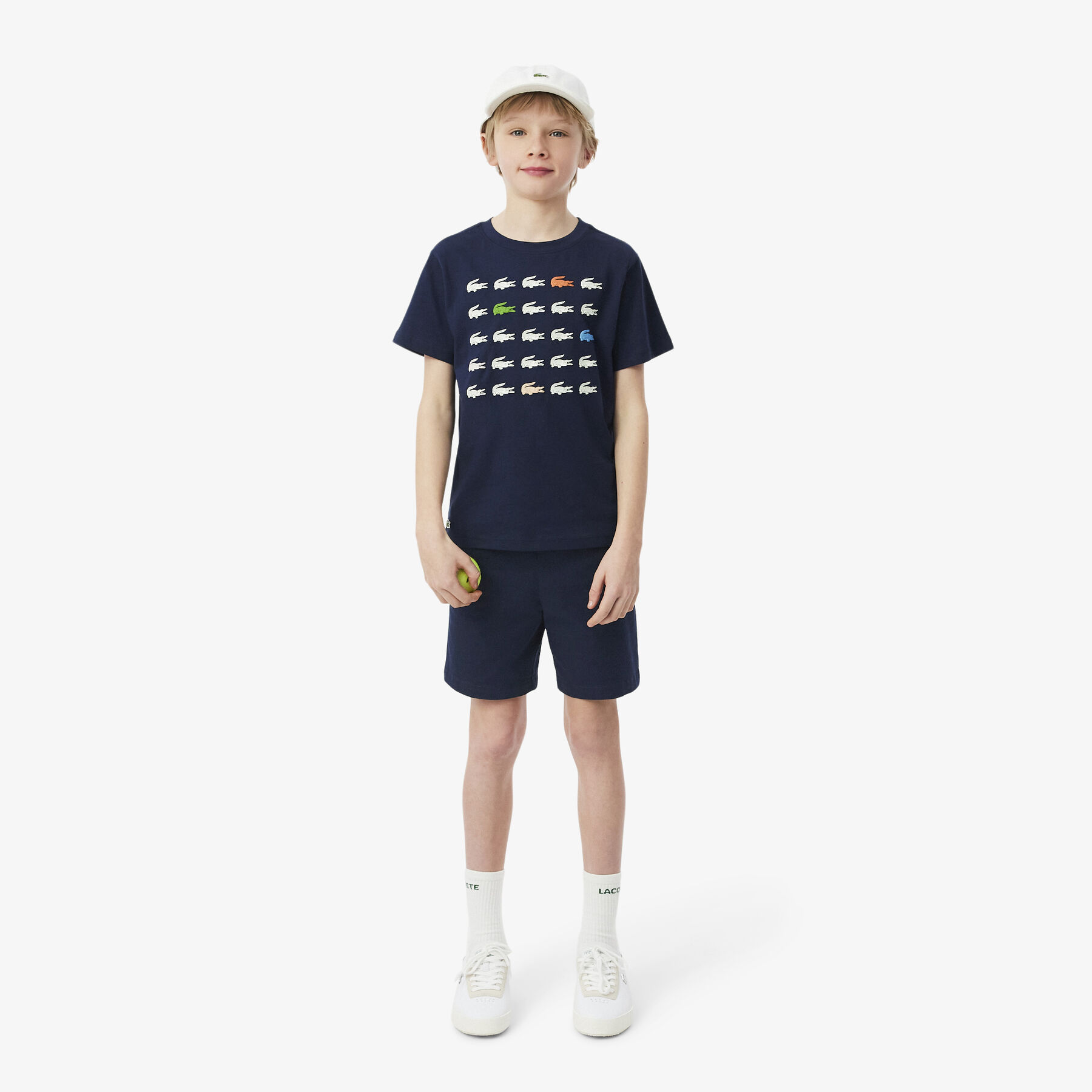 Crocodile Print Cotton T-shirt Crocodile Print Cotton T-shirt