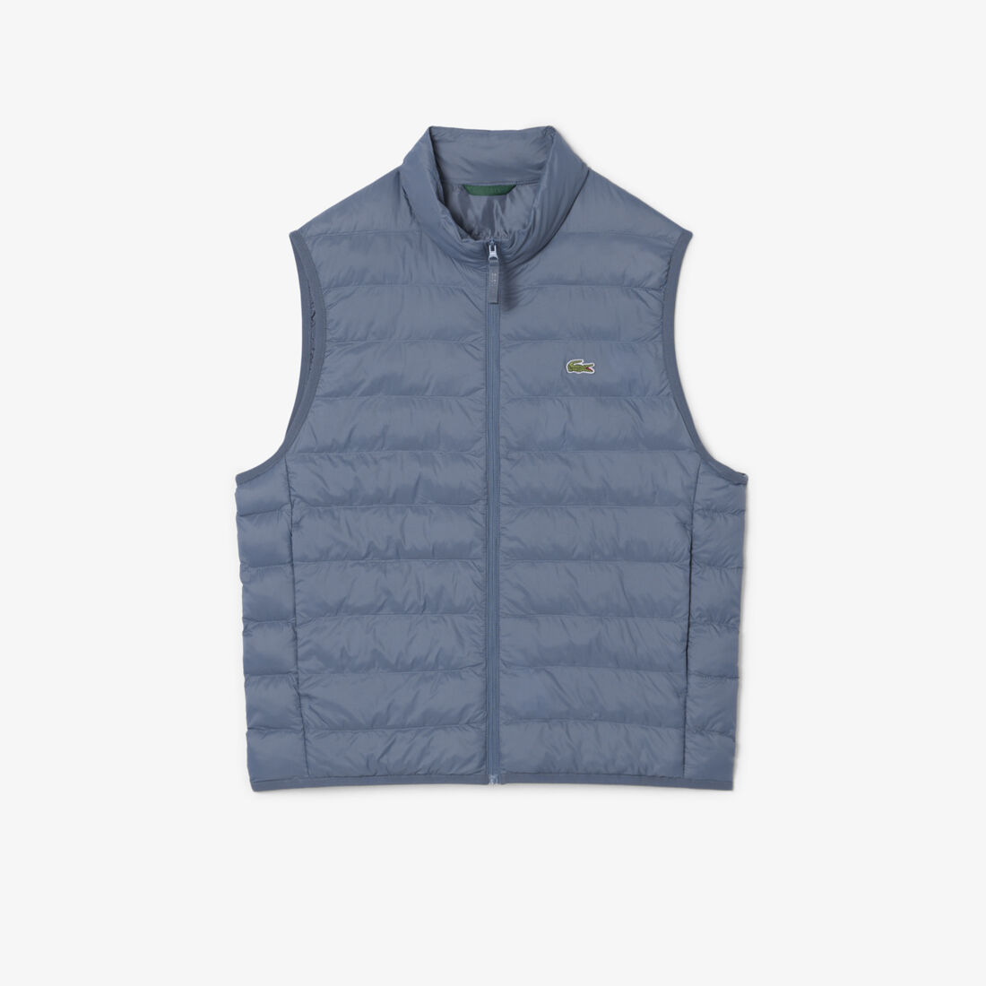 Water-Repellent Puffed Windbreaker Vest lacoste water repellent puffed windbreaker vest