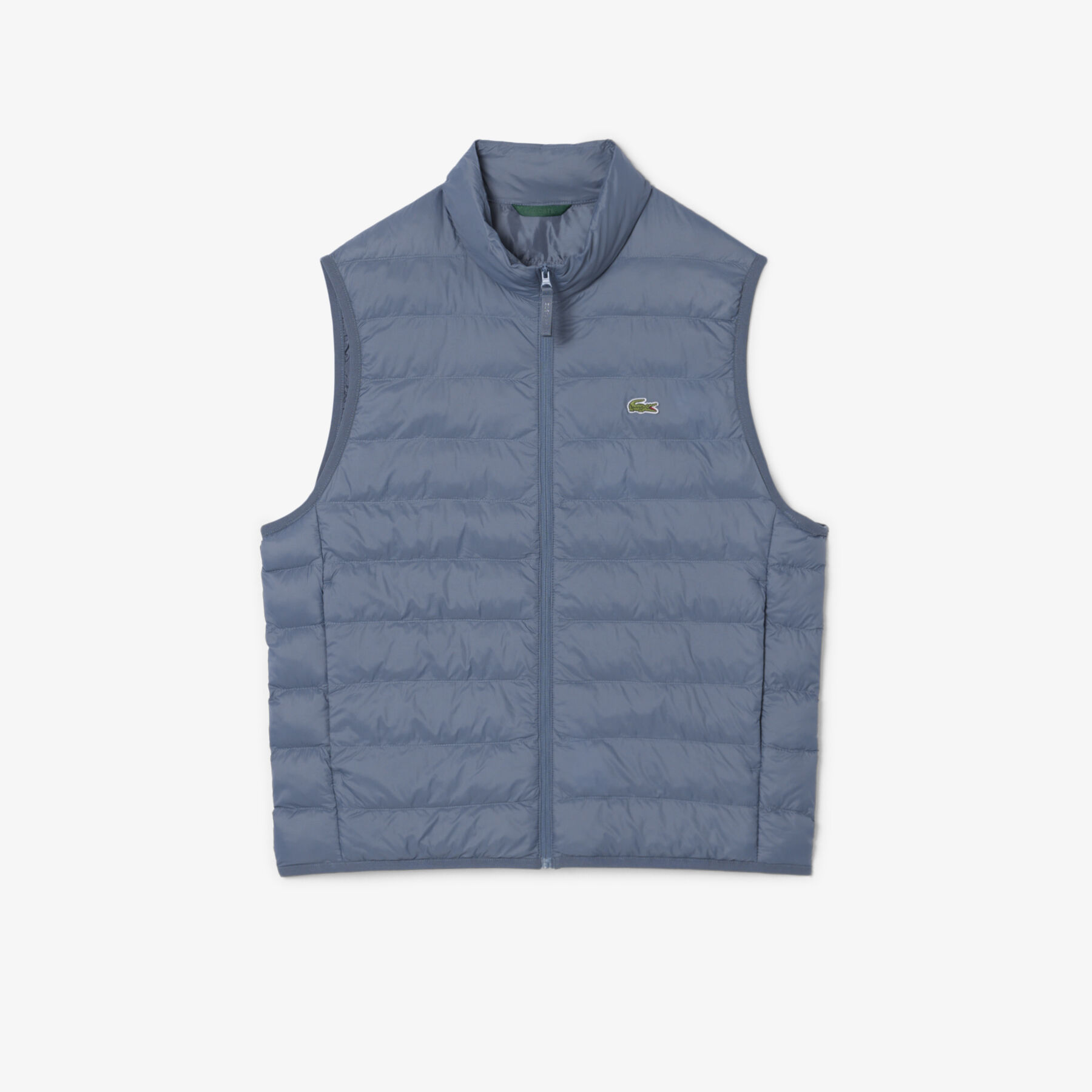 Water-Repellent Puffed Windbreaker Vest lacoste water repellent puffed windbreaker vest