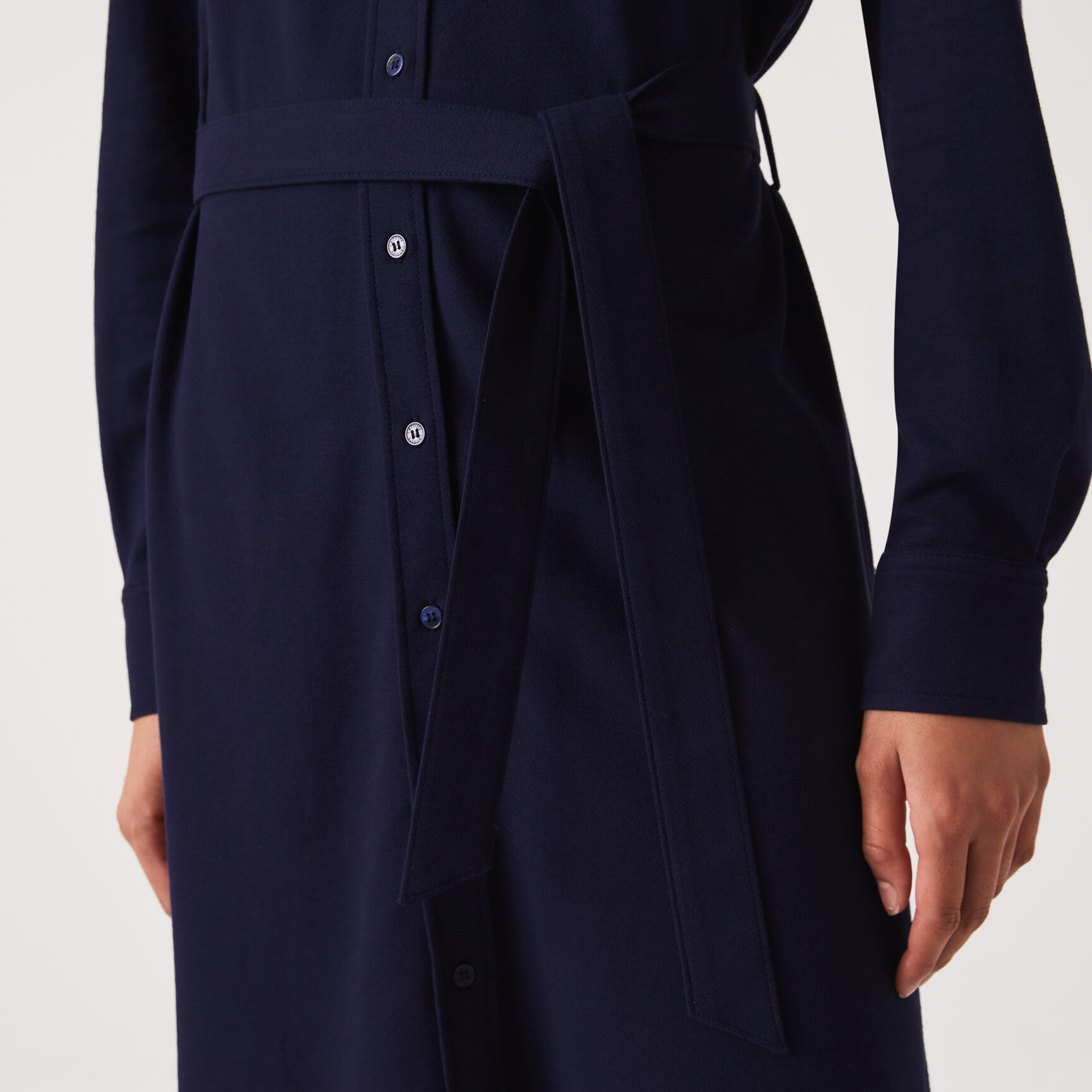 Women's Lacoste Adjustable Cotton Pique Polo Dress