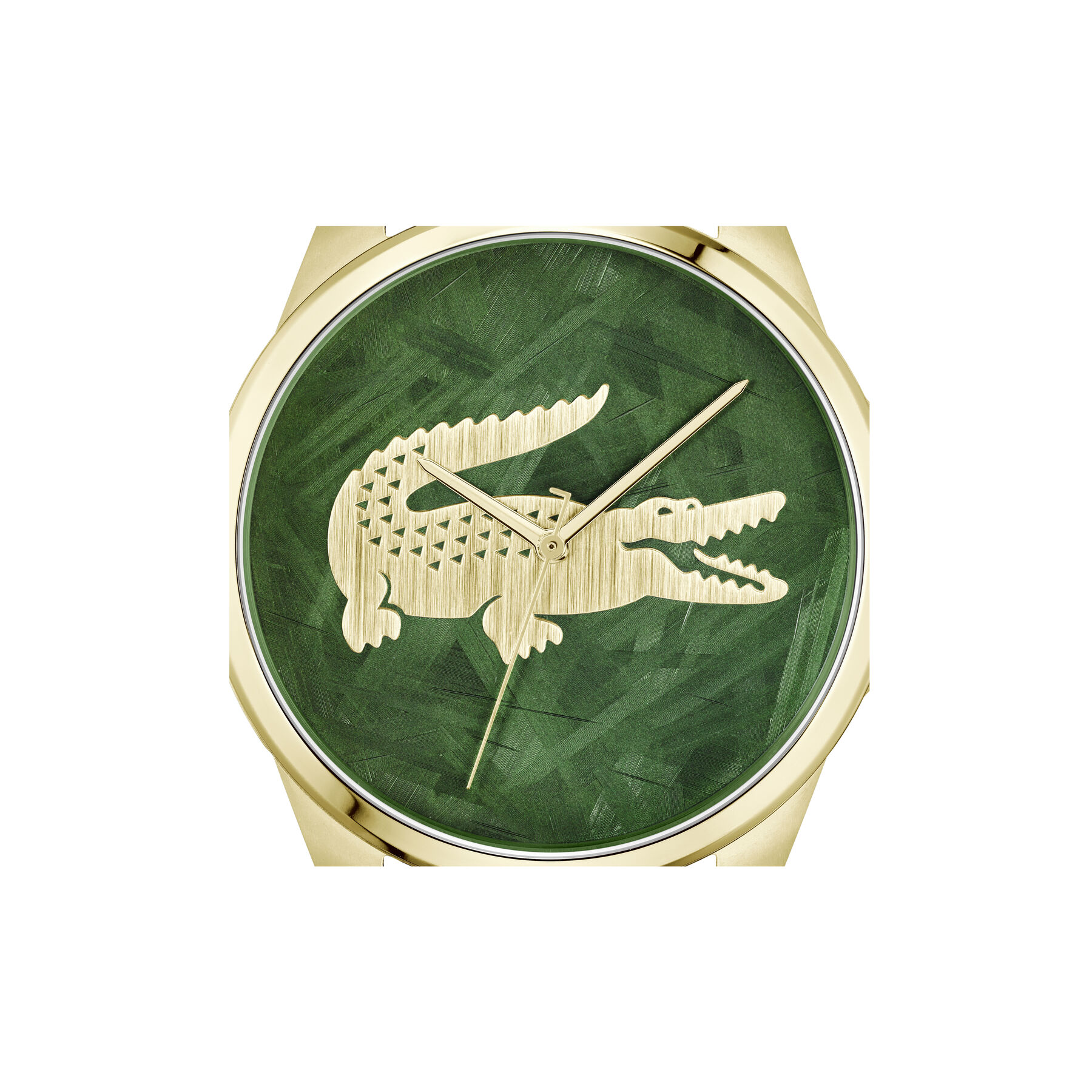 lacoste le croc metal bracelet watch