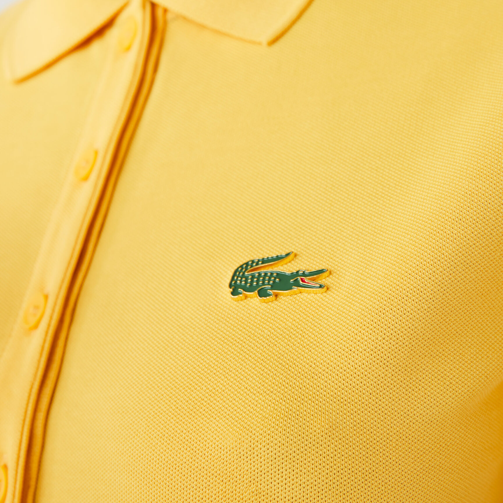 فستان بولو بيكيه القطن المرن مجموعة Lacoste LIVE للنساء