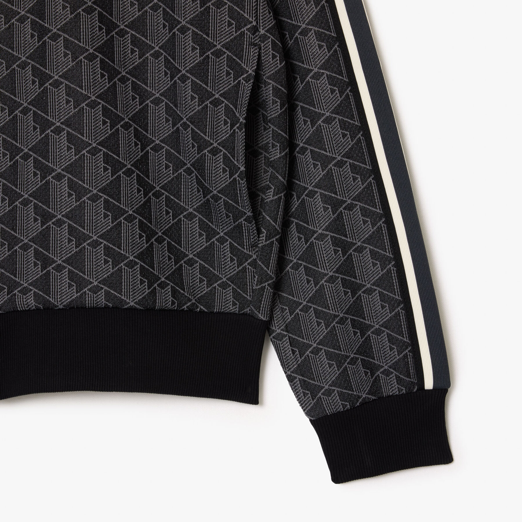 Paris Zip-Up Jacquard Track Jacket lacoste paris zip up jacquard track jacket