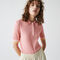 Women’s Lacoste Slim Fit Striped Sleeve Knit Polo Shirt women s lacoste slim fit striped sleeve knit polo shirt