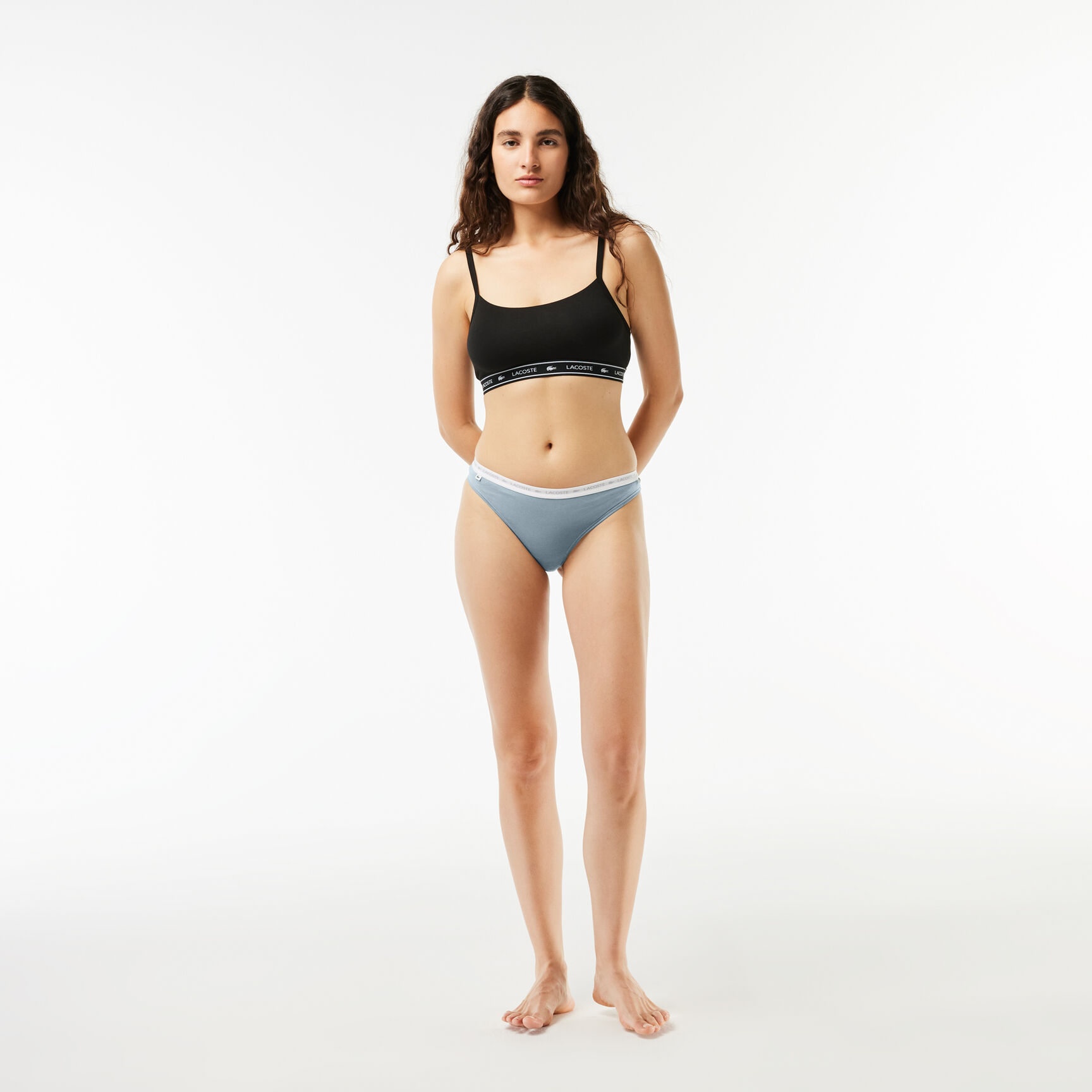 طقم ثونغ قطن مطاطي بتصميم رفيع ، 3 قطع طقم ثونغ قطن مطاطي بتصميم رفيع ، 3 قطع