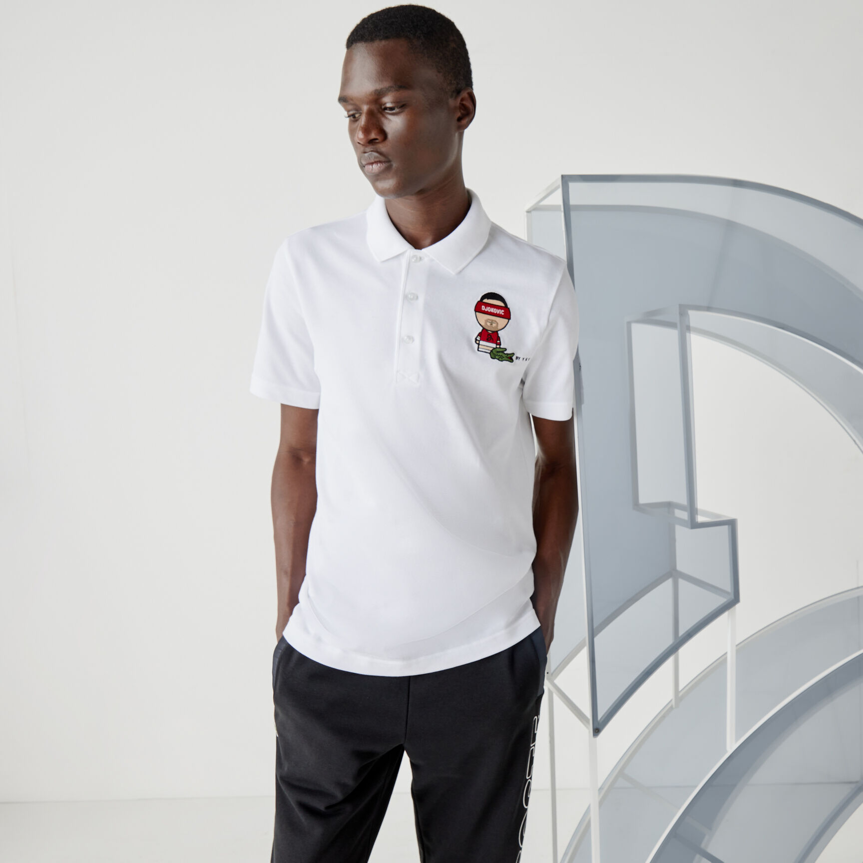 قميص بولو بيكيه القطن مجموعة Lacoste SPORT بالتعاون مع تصميم Youssef SY للرجال قميص بولو بيكيه القطن مجموعة Lacoste SPORT بالتعاون مع تصميم Youssef SY للرجال