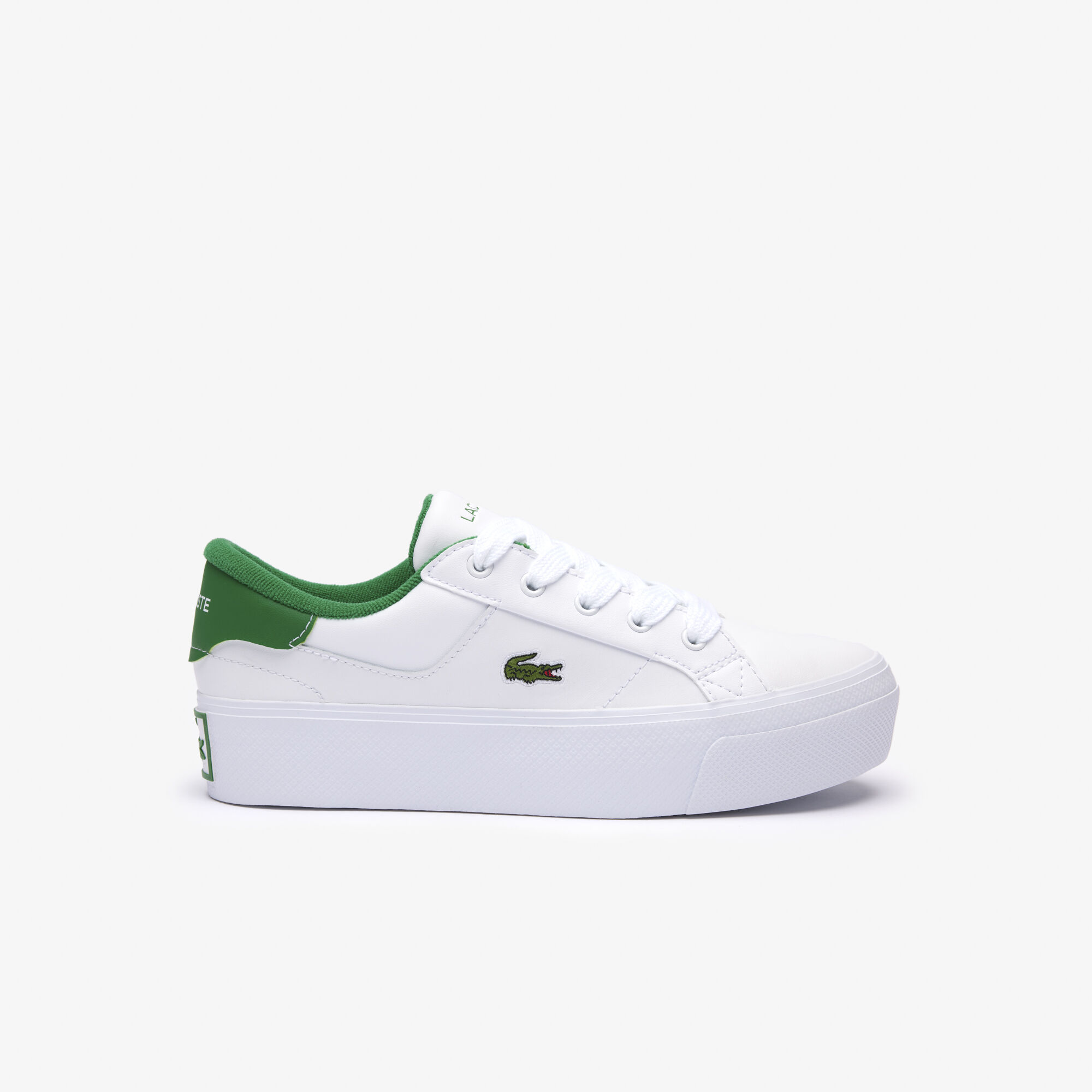 Lacoste white trainers womens cheap