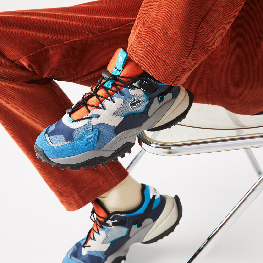 Men's L-Guard Breaker Textile and Suede Sneakers Men's L-Guard Breaker Textile and Suede Sneakers