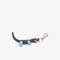 men s lacoste holiday color block crocodile key ring