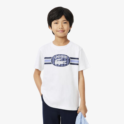 Monogram Print Cotton T-shirt