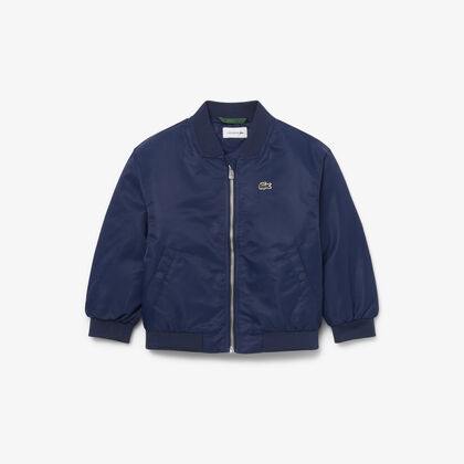 lacoste unisex nylon bomber jacket