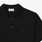 lacoste paris classic fit open neck embroidered polo shirt