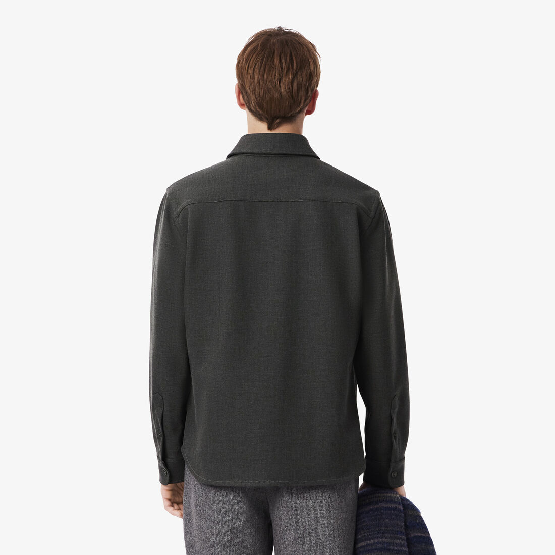 قميص خارجي مزدوج الوجه كبير الحجم قميص خارجي مزدوج الوجه كبير الحجم