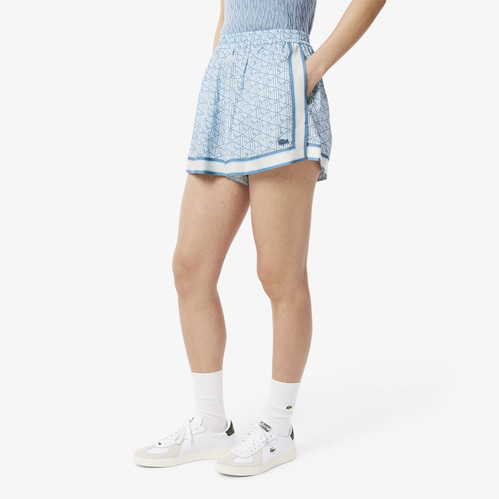 Fluid Monogram Print Shorts