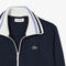 Zipped Stripe Accent Sweatshirt Zipped Stripe Accent Sweatshirt