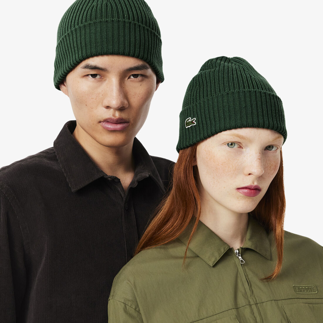 Rib Knit Brushed Wool Beanie Rib Knit Brushed Wool Beanie