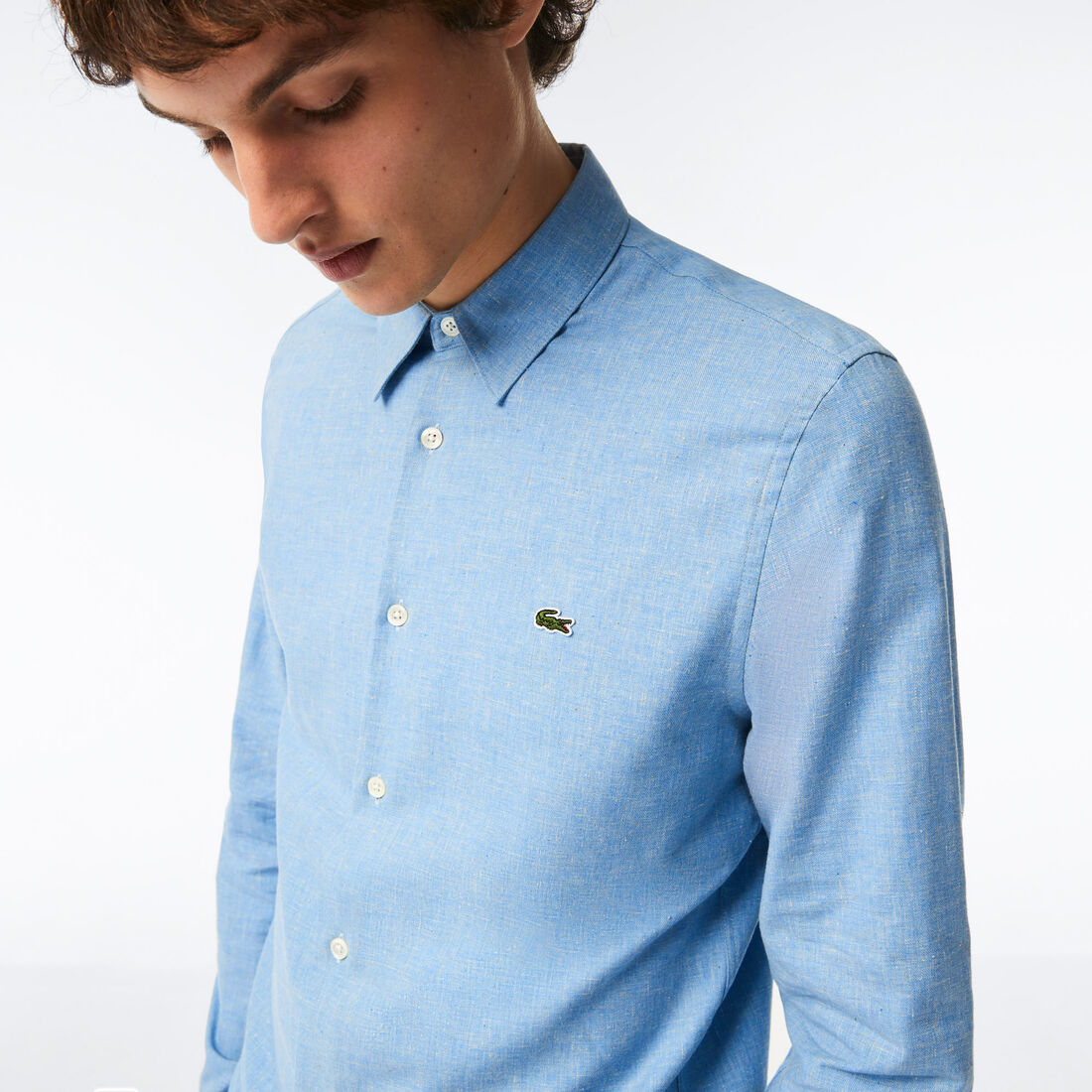 قميص قطن فاخر بقصّة عادية للرجال قميص قطن فاخر بقصّة عادية للرجال