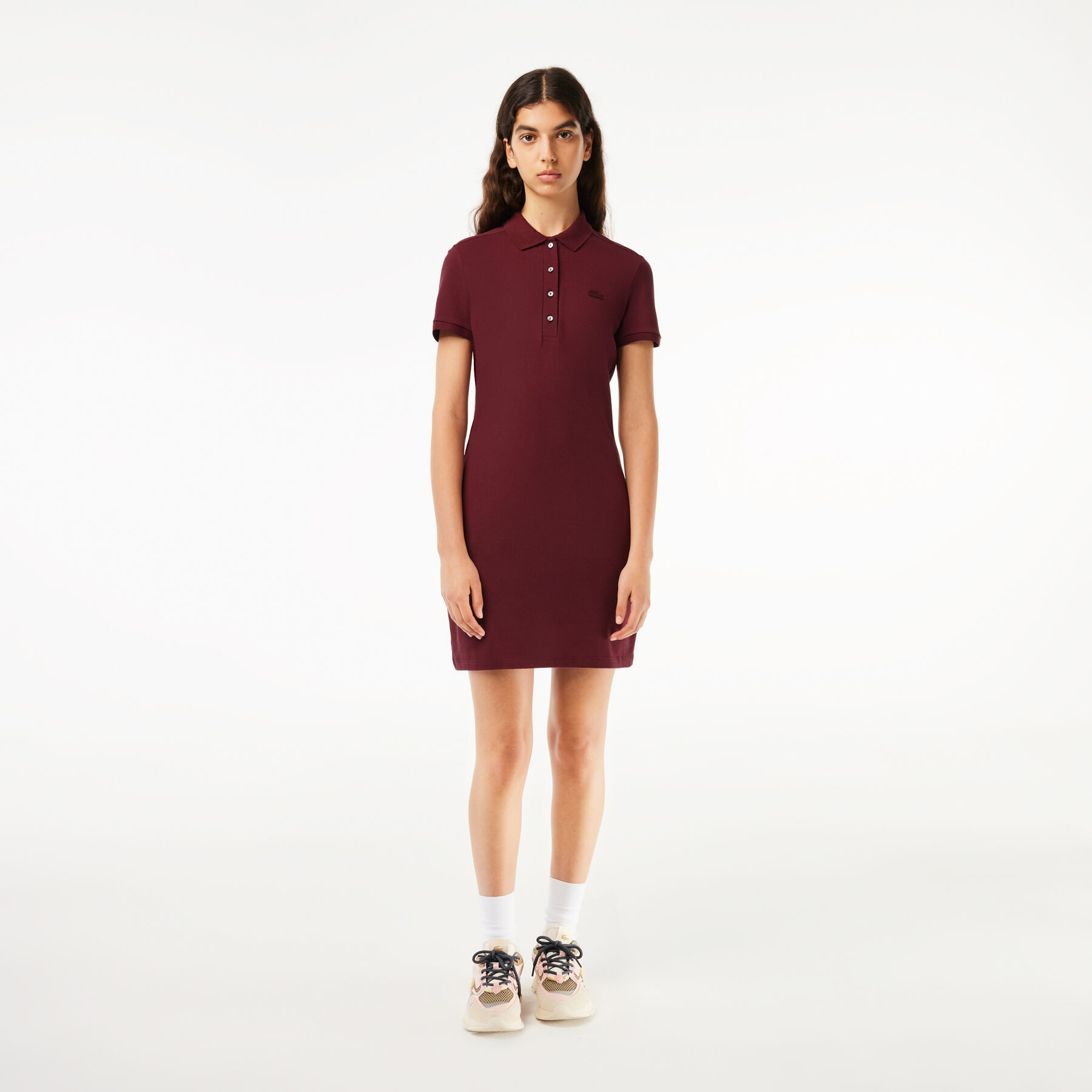Slim Fit Stretch Petit Pique Polo Dress Slim Fit Stretch Petit Pique Polo Dress